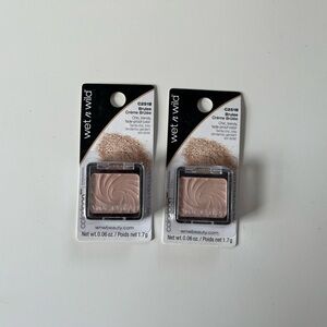 2 New Wet N Wild Color Icon Eyeshadow C125B Creme Brûlée
